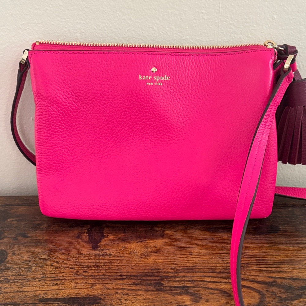 Kate Spade Fuchsia Crossbody Bag